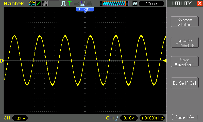 DDS Sine Trace Export