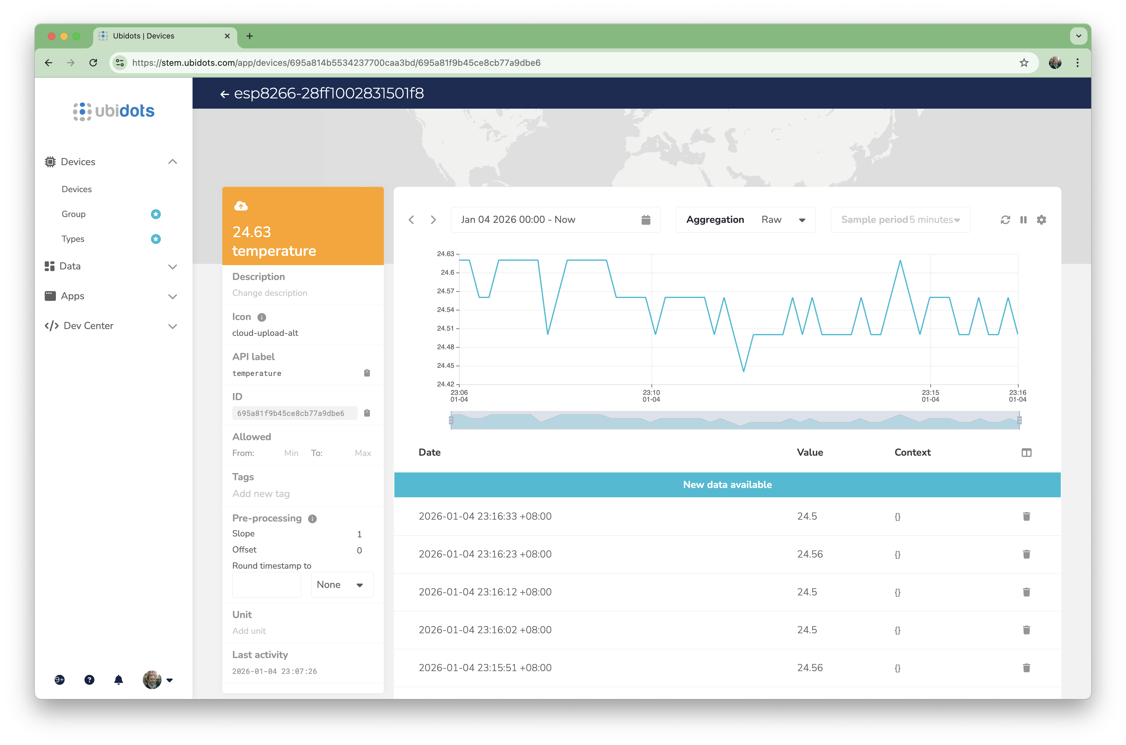 log-temperature-to-ubidots